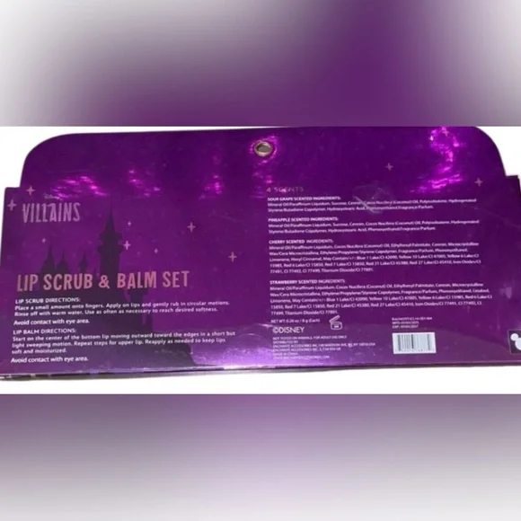 Disney Villains Lip Scrub & Balm Set - By Disney - Picture 2 of 5
